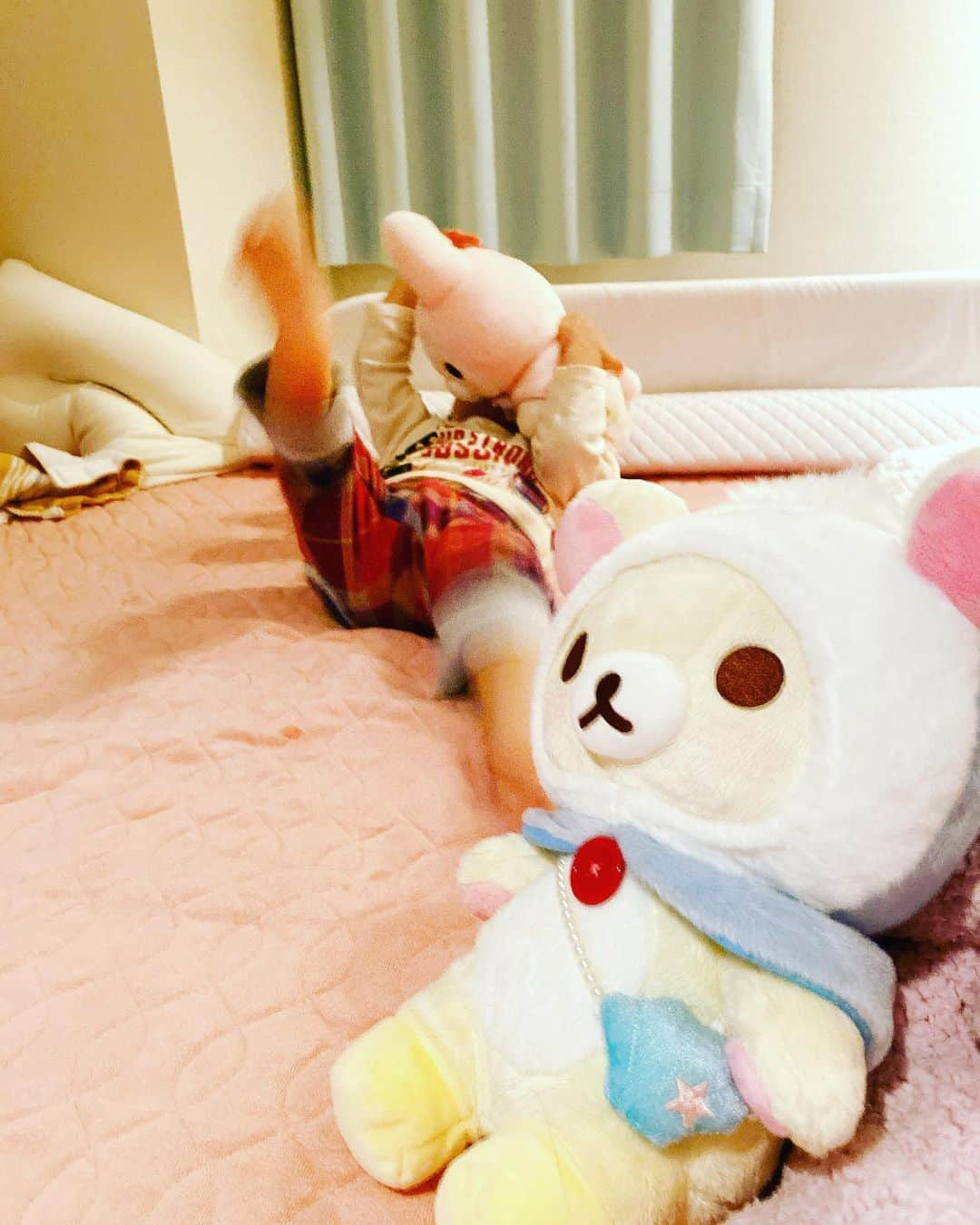 大谷みつほさんのインスタグラム写真 - (大谷みつほInstagram)「親子で癒される。  #rilakkuma#リラックマ#拉拉熊#리락쿠마#鬆弛熊」11月19日 22時38分 - omitsusama