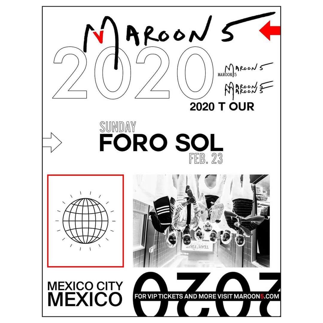 Maroon 5さんのインスタグラム写真 - (Maroon 5Instagram)「FEB. 23, 2020 • MEXICO CITY, MEXICO • FORO SOL」11月20日 0時00分 - maroon5