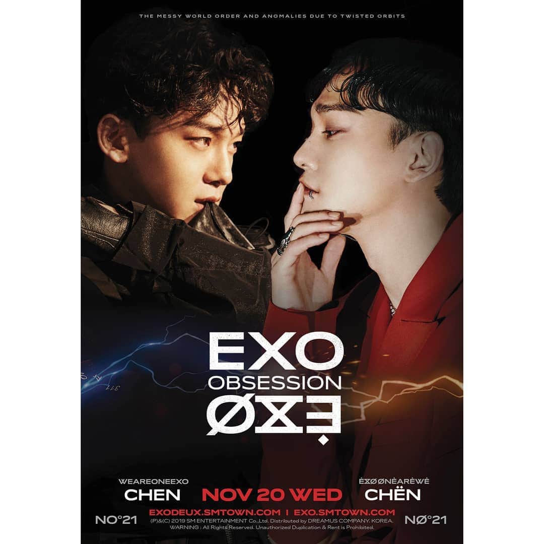 EXOさんのインスタグラム写真 - (EXOInstagram)「EXO 엑소 VS X-EXO 엑스-엑소 #CHEN _ 🎧 2019.11.27. 6PM (KST) 👉 exo.smtown.com ✔ The first result comes out at 6 am(KST), and it will be updated every 6 hours. _ #EXO #엑소 #weareoneEXO #EXOonearewe @exo.onearewe #OBSESSION #EXODEUX」11月20日 0時00分 - weareone.exo