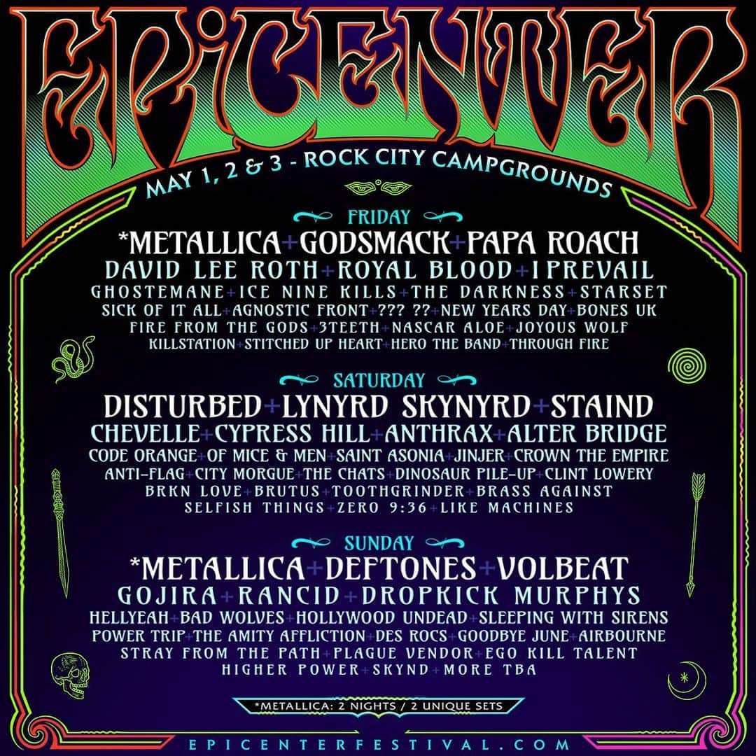 ジャスティン・ヒルズのインスタグラム：「@EpicenterFest」