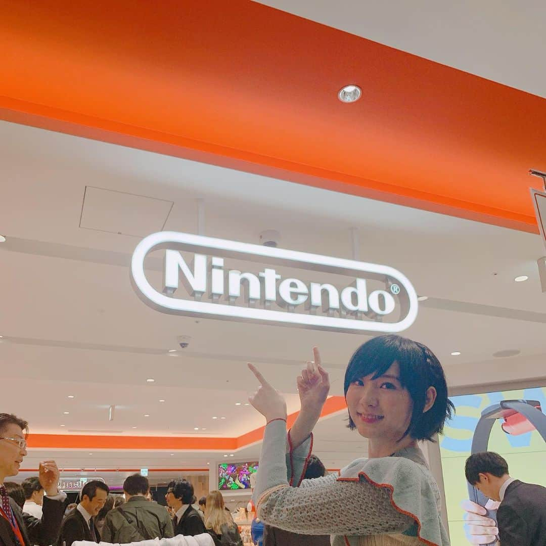 結のインスタグラム：「11/22にオープンする渋谷PARCOにとある撮影でお邪魔しました #NintendoTOKYO さいのこう！！！」