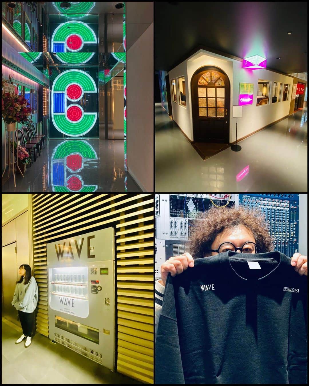 のインスタグラム：「新生渋谷PARCO、渋谷のカオスが詰まってて、ファッションもカルチャーも凄かった！﻿ 地下の「カオスキッチン」の中には、朝5時までやるゲイバー(今は、ミックスバーって言うらしい)もあるし！﻿ クールジャパンという言葉はカッコ良くないけど、まさにそれ！﻿ 僕は、ロゴが好きすぎるので、「WAVE」でロゴ入りトレーナー買いました(写真は北島明カメラマン撮影)。﻿ ﻿ #渋谷PARCO #渋谷パルコ」