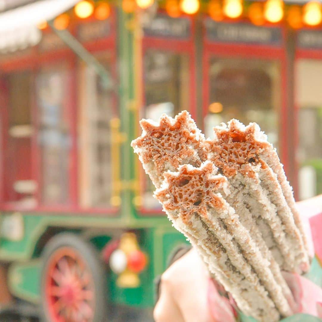 東京ディズニーリゾートさんのインスタグラム写真 - (東京ディズニーリゾートInstagram)「Who loves churros!? この季節だけのお楽しみ♡ #parksidewagon #adventureland #tokyodisneyland #tokyodisneyresort #sweetsandsips #churros #パークサイドワゴン #アドベンチャーランド #東京ディズニーランド #東京ディズニーリゾート #おやつディズニー #チョコレートチュロス #ディズニークリスマス #チュロス」11月20日 11時10分 - tokyodisneyresort_official