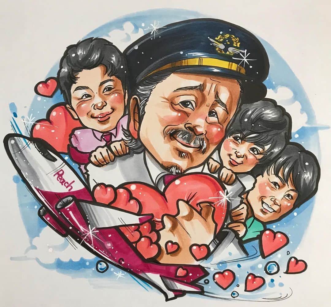 似顔絵★𝗚𝗢𝗥𝗜𝗞𝗜𝗡𝗚のインスタグラム