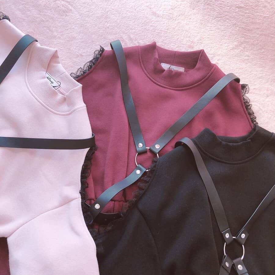 Ank Rougeさんのインスタグラム写真 - (Ank RougeInstagram)「. 【press】 . ハーネス付きカットワンピース pink/wine/black ¥8,900＋tax . Ank Rouge全店舗今週入荷予定✨ 公式通販サイトAilandにて販売中♡ . #ankrouge」11月20日 14時16分 - ankrouge_official