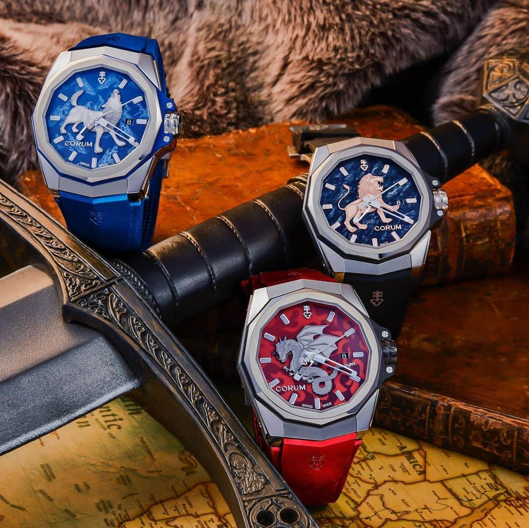 コルムさんのインスタグラム写真 - (コルムInstagram)「Discover our series of Admiral limited edition watches with the theme of medieval fantasy creatures.  Each pieces are a limited edition of 8 pieces.  #corumwatches #watchfam #watchoftheday #watchaddict #watchnerd #watchgeek #swisswatches #watches #watchesofinstagram」11月21日 0時10分 - corumwatches