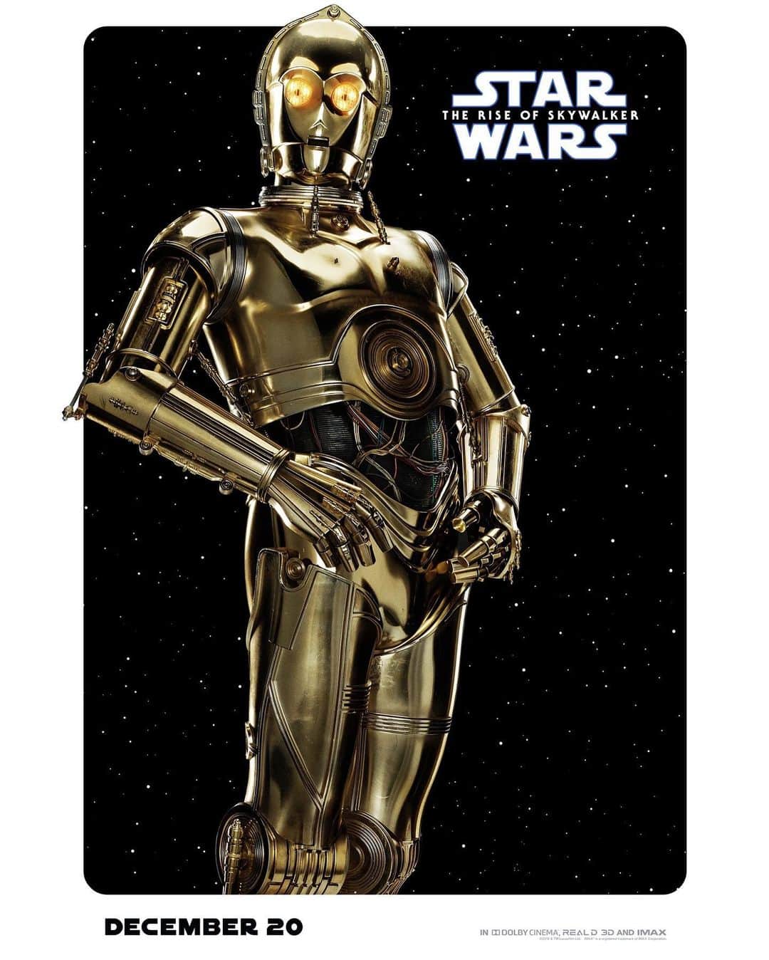 スター・ウォーズさんのインスタグラム写真 - (スター・ウォーズInstagram)「Check out the brand-new character posters for Star Wars: #TheRiseOfSkywalker. See it in theaters in just 1 month! (1 of 2)」11月21日 1時00分 - starwars