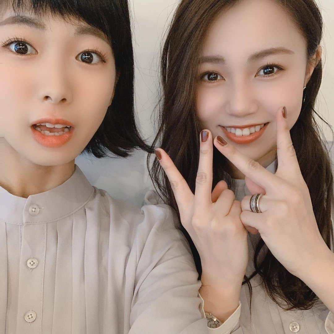 有賀彩夏さんのインスタグラム写真 - (有賀彩夏Instagram)「オレンジメイク🍊🧡 保育園からずっと一緒のお友達🥰」11月20日 16時06分 - ari_ayaka