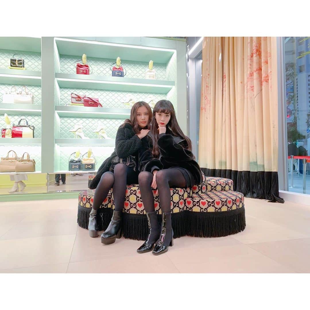 中川ジュリアのインスタグラム：「Opening party🎊  @gucci #shibuyaparco」