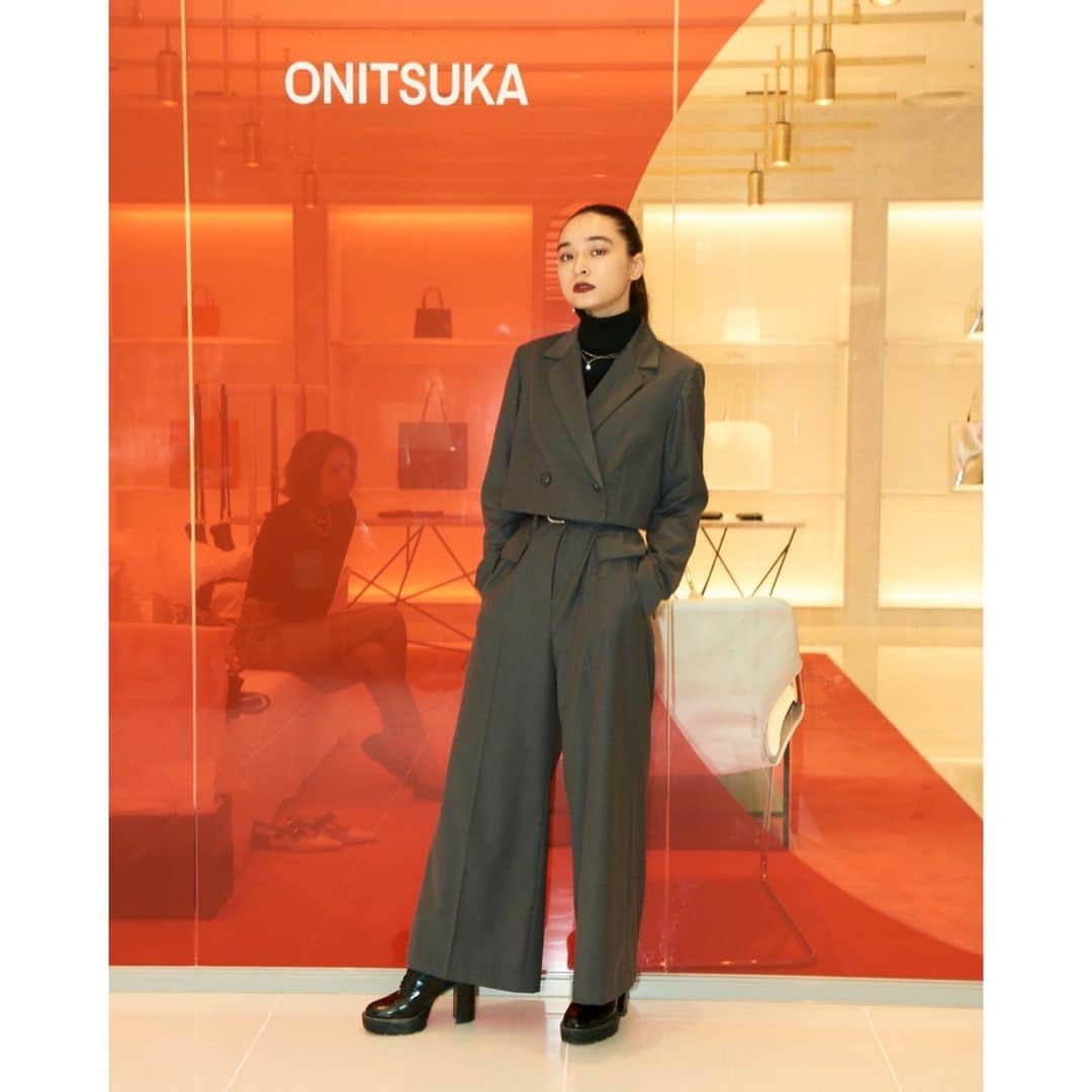 弓ライカさんのインスタグラム写真 - (弓ライカInstagram)「#THEONITSUKA #ジオニツカ #ONITSUKA」11月20日 17時58分 - yumi_raika