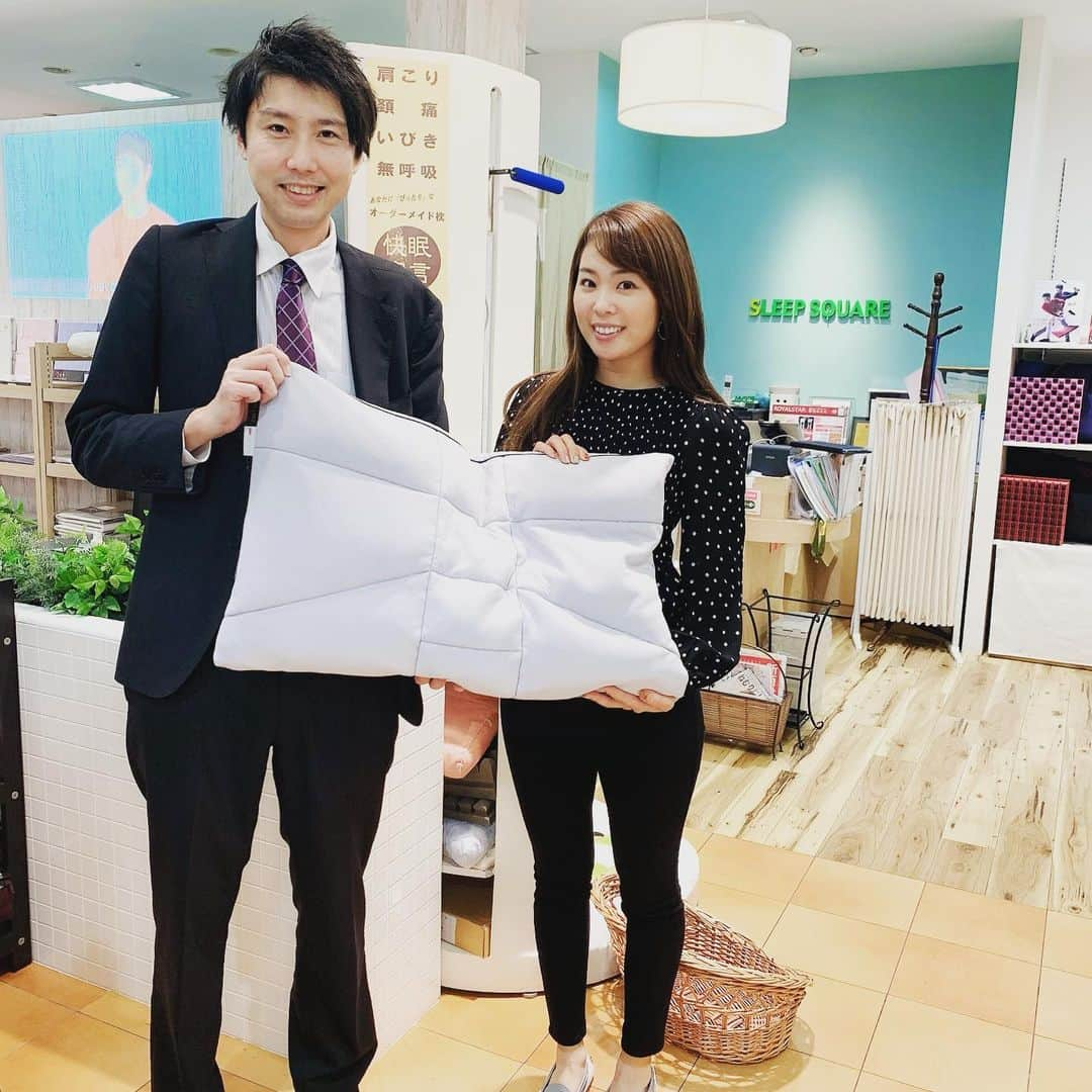 中山綾香さんのインスタグラム写真 - (中山綾香Instagram)「『Sleep Square』さんの枕フィッティングに行ってきました😴✨ 首や肩の寝違えに悩んでいたので凄く嬉しい😆 これで益々質の良い睡眠が出来る‼️‼️‼️ ありがとうございます☺️ #sleepsquare #pillow #sleep #枕 #睡眠　#athlete #golf #golfer #アスリート #ゴルフ #ゴルフ女子」11月20日 18時56分 - ayaka.nakayama.japan