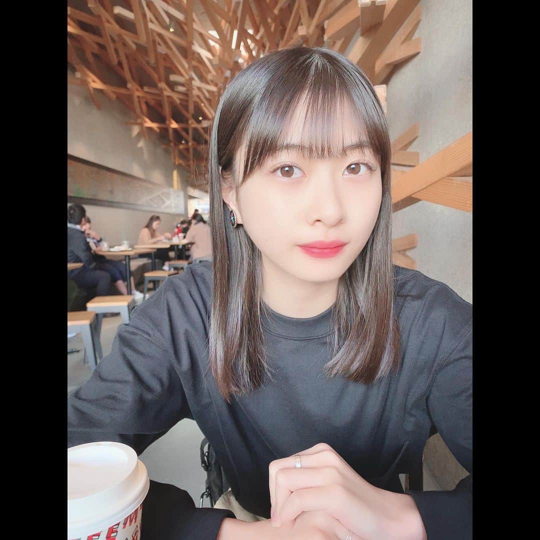 松岡はなのインスタグラム：「☕️❄️」