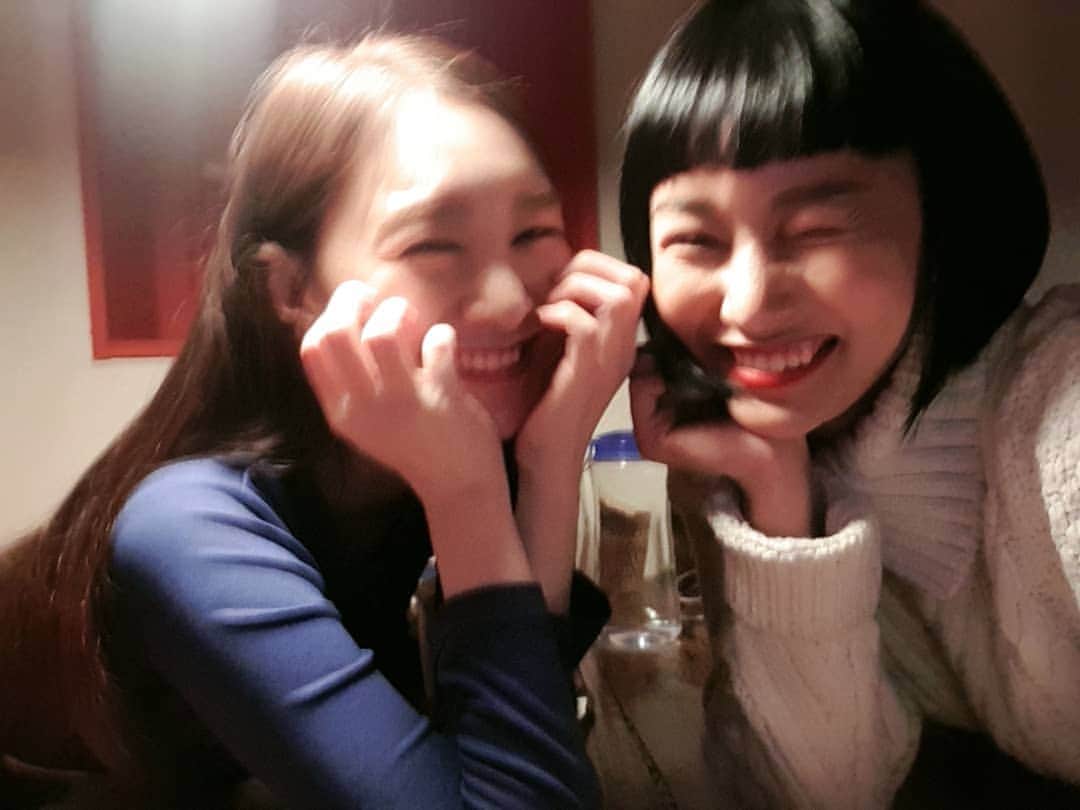 エナ さんのインスタグラム写真 - (エナ Instagram)「이뿐친구 일레인💜💚🧡💛❤ 자주보쟈🙈」11月20日 20時25分 - eunkyung.shin