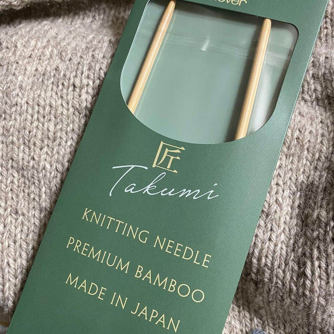 野間美由紀のインスタグラム：「リニューアルしたクロバーの「匠」輪針-S買った！ まずは8号80cmから。」