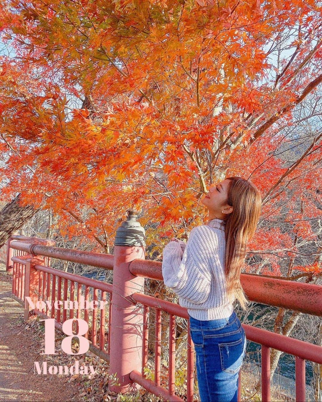 やしろななさんのインスタグラム写真 - (やしろななInstagram)「友達と日光旅行🍁 紅葉も見れて幸せな休日でした♡ ・ フィルターいい感じ🎶  #todaymood #今日の記録 #snowcam」11月20日 21時18分 - 8467_0