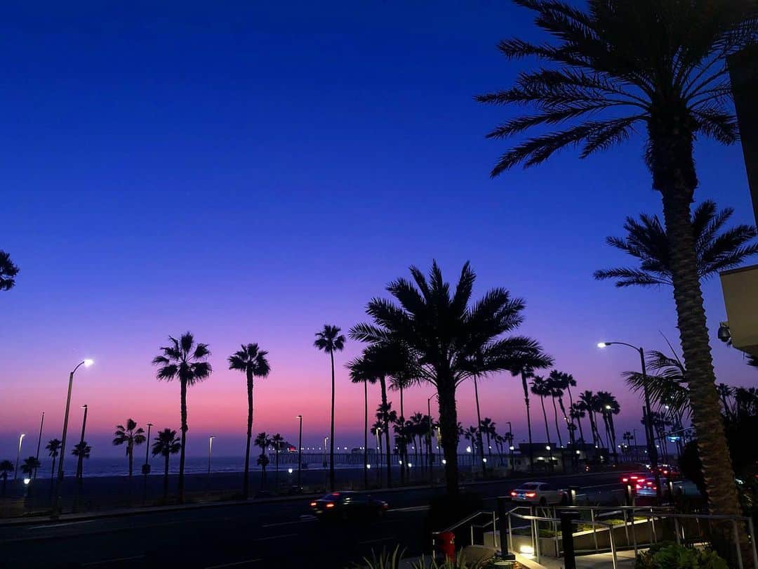 神能裕貴のインスタグラム：「Californiaはsunsetが本当に綺麗🌅」