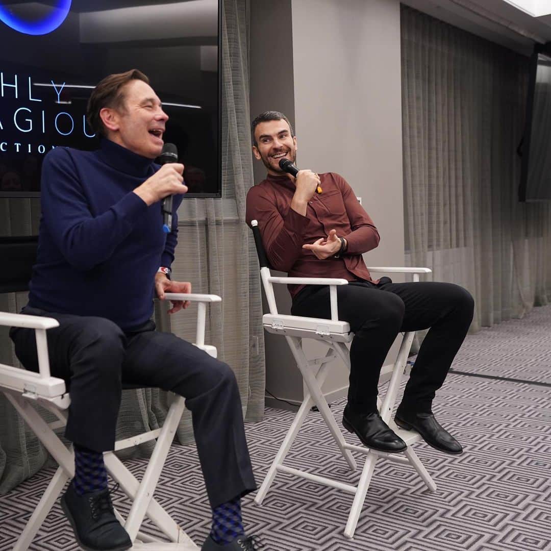 エリック・ラドフォードのインスタグラム：「Getting to hear my music in “Go Figure” was so cool! Thank you Randy and Sharidan for an unforgettable New York experience.」