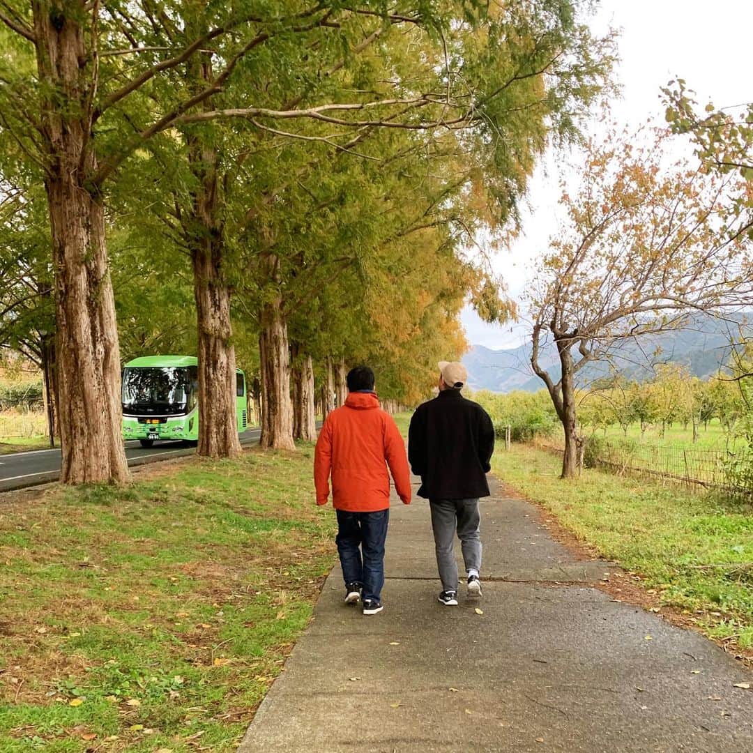 壺坂恵さんのインスタグラム写真 - (壺坂恵Instagram)「メタセコイア並木で浄化 鰻の前にフェイントでおはぎ二個 食べてしまったけど、 余裕で美味しくいただけた西友  猛牛アタッカー合流 安定のフォルテッシモご、 家でお菓子パーティー 下ネタしか言ってない  雨降って🌈  久々に楽しい一！一瞬！ って日でした。 おまめ  #メタセコイア並木  #宇宙家族」11月20日 23時32分 - meg_tsubosaka
