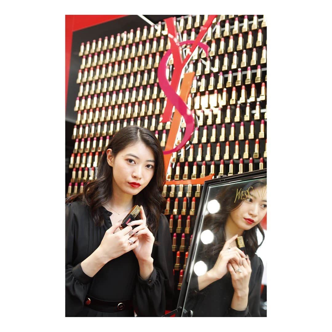 安田聖愛さんのインスタグラム写真 - (安田聖愛Instagram)「#yslbeautyparco  #yslbeauty  #渋谷PARCO」11月21日 9時30分 - seiayasuda
