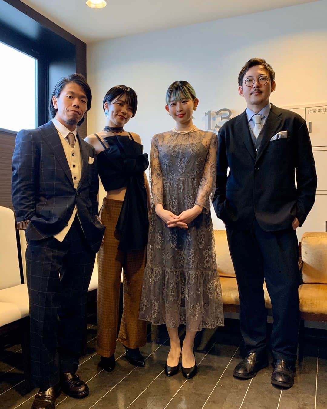 モリシーのインスタグラム：「ユキエの妹の結婚式で演奏してきました。 改めておめでとう！ #awesomecityclub」