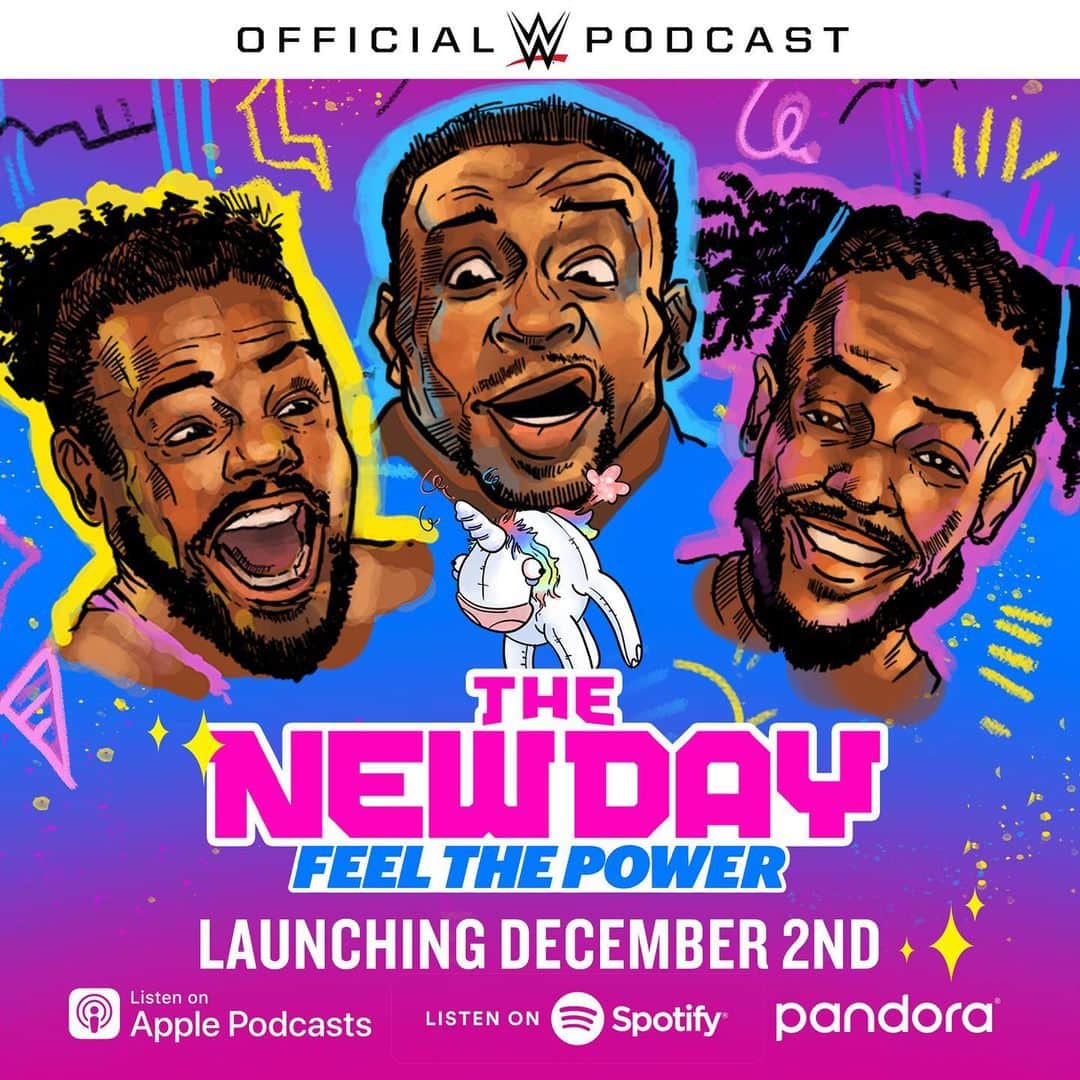 WWEさんのインスタグラム写真 - (WWEInstagram)「The POWER of POSITIVITY is coming straight to your 🎧 when #TheNewDay’s FEEL THE POWER podcast launches on 12/2! 🌟 . ⬆️Subscribe NOW via the link in bio⬆️ . @thetruekofi @wwebige @xavierwoodsphd @endeavor #NewDayPod」11月21日 3時10分 - wwe