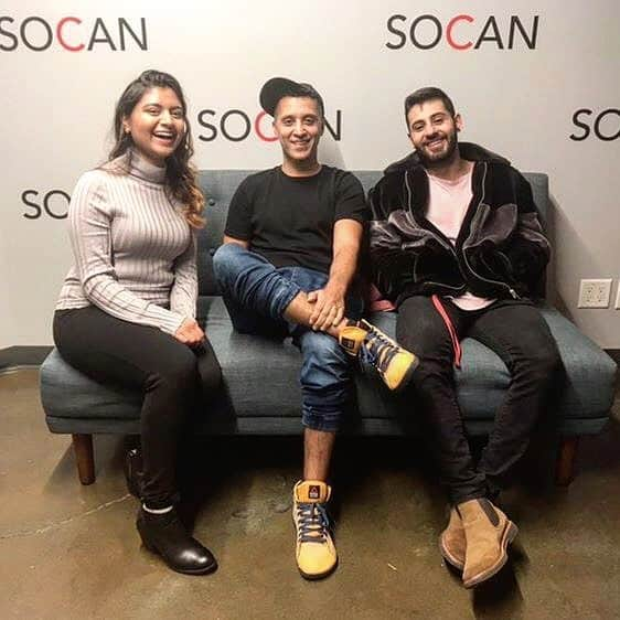 SOCANさんのインスタグラム写真 - (SOCANInstagram)「On #Monday in #vancouver we had @karishma_deo @outr3achmusic and @ishqbector creating a #punjabi banger #songcampmondays」11月21日 3時48分 - socanmusic