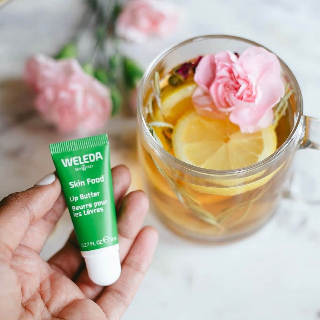 Weledaのインスタグラム：「Keep your lips nourished and hydrated all winter long with our Skin Food Lip Butter! 💚 Do you use it yet? #WeledaSkinFood」