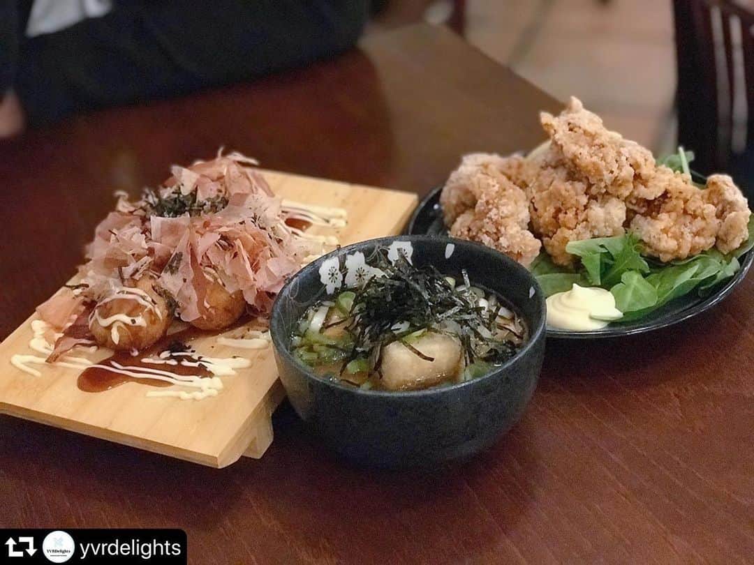 Koyukiさんのインスタグラム写真 - (KoyukiInstagram)「#repost @yvrdelights ・・・ I would like to thank @koyukiramen  and @riceoverload  once again for the awesome giveaway! ⠀ ⠀ ⠀ ⠀  I had a very pleasant experience at Koyuki. Our server was very kind and the food was great! We ate takoyaki, agedashi tofu, kaarage, and the butter and corn miso ramen. I will definitely come back again! 😁 ⠀ • • • 🙋🏽 #foodie #food #yvreats #yvrfoodies #vancityeats #vancouvereats #foodphotography #604eats #vancouverfoodies #vancity #foodadventures #604foodie #eatout #foodcouver #foodporn #foodgasm #foodblogger #vancouver #ramen #japanese  Thank you @yvrdelights for having us 😊」11月21日 5時36分 - koyukikitchen