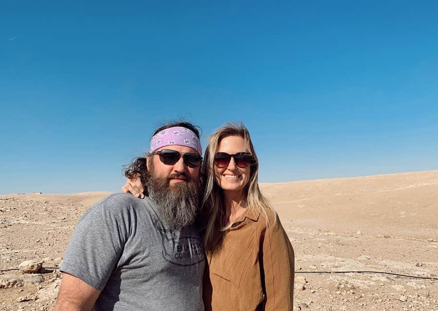 コリー・ロバートソンさんのインスタグラム写真 - (コリー・ロバートソンInstagram)「We spent our last day in Israel in the desert with a Jeep tour and picnic, then worship and dinner overlooking the valley 🙌🏻 In the middle of the desert, with a shepherd and his sheep in the distance, our guide began talking of psalm 23. It took on a greater depth of meaning for all of us standing there in the place where David actually tended his sheep and wrote this psalm.  What stuck out to me is where David writes, “He makes me lie down in green pastures,” because as far as we could see, there was not even a blade of green grass much less a pasture. Our guide told us that the rains come only once a year and during that time for 2 weeks the desert is covered in fields of green grass! (You can look this up, it’s pretty spectacular)  He explained that in those 2 weeks, the feeling that you need to work extra-hard to find a way to save it might take hold of you, but what David is saying is that in God’s blessings, you only have to lie down and rest. You don’t have to strive or try to hold on to it. You can simply relax in it and enjoy! God will be with you when the desert turns back brown again, He will comfort you when you’re walking through the dark valleys, and when the good times come, lie down, relax, enjoy and be assured that one day the grass will be green again. “The LORD is my shepherd; I shall not want. He makes me to lie down in green pastures; He leads me beside the still waters. He restores my soul; He leads me in the paths of righteousness For His name’s sake. Yea, though I walk through the valley of the shadow of death, I will fear no evil; For You are with me; Your rod and Your staff, they comfort me. You prepare a table before me in the presence of my enemies; You anoint my head with oil; My cup runs over. Surely goodness and mercy shall follow me All the days of my life; And I will dwell in the house of the LORD Forever.” ‭‭Psalm 23 #israelencounter」11月21日 19時44分 - bosshogswife