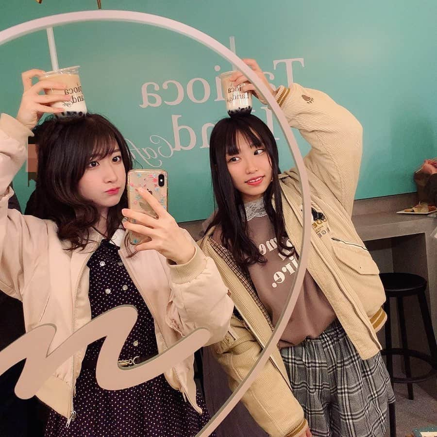 石田晴香のインスタグラム：「#東京タピオカランド #タピオカランド  レセプションなう🤩 今週オープンだって！！！」