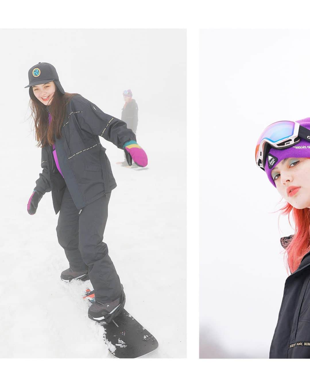 Droptokyoさんのインスタグラム写真 - (DroptokyoInstagram)「X-GIRL × BURTON COLLABORATION COLLECTION @xgirljp @burton  #xgirl_burton#pr #droptokyo#tokyo#japan#streetscene#streetfashion#streetwear#streetculture#fashion#burton#snow#snowboard#snowboarding#xgirl Photography: @cazumax  Hair&Make-up: @ken_nagasaka  Model: @7_emil_y @keito_1214 @kurumi_0125_」11月21日 18時25分 - drop_tokyo