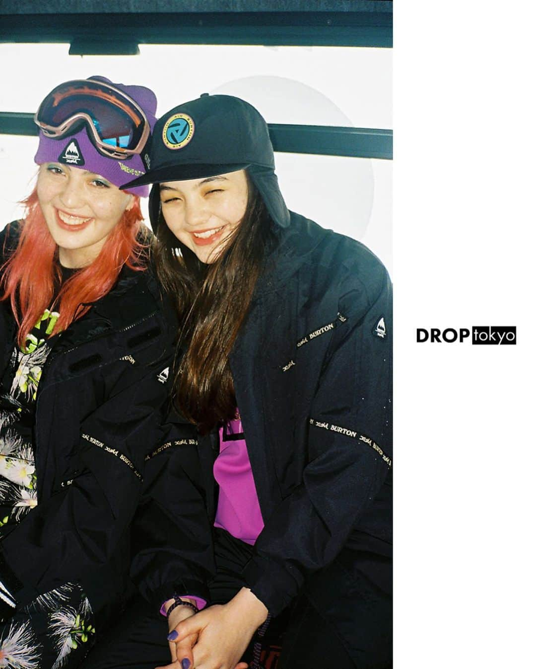 Droptokyoさんのインスタグラム写真 - (DroptokyoInstagram)「X-GIRL × BURTON COLLABORATION COLLECTION @xgirljp @burton  #xgirl_burton#pr #droptokyo#tokyo#japan#streetscene#streetfashion#streetwear#streetculture#fashion#burton#snow#snowboard#snowboarding#xgirl Photography: @cazumax  Hair&Make-up: @ken_nagasaka  Model: @7_emil_y @keito_1214 @kurumi_0125_」11月21日 18時25分 - drop_tokyo