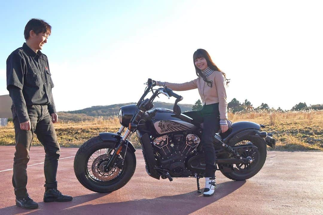 ちぱるさんのインスタグラム写真 - (ちぱるInstagram)「. 日曜日は箱根のバイクイベントの会場に ほんのちょっとの時間だけど立ち寄れて楽しかったな♪ヽ(´ー`)ﾉ . . . #ScoutBobberTwenty #ScoutBobber20 #ScoutBobber #スカウトボバー #Indian #SCOUT #インディアンスカウト #IndianMotorcycle #PANDOMOTO #パンドモト #GAERNE #ガエルネ #ToughGear #タフギア」11月21日 19時08分 - chiparu125