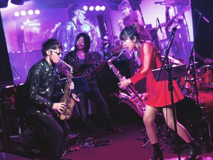 清水玲奈さんのインスタグラム写真 - (清水玲奈Instagram)「. Axisolid×清水玲奈Band. @ 梅田Always . . #axisolid . #清水玲奈バンド . #梅田always . .  #井上歓喜 . #清水玲奈 . . #sax #saxophone #tenorsax #tenorsaxophone #liveperformance #saxophonist #japan #jazzsax #instalike #instagram #music #musician #musica #femalesaxplayer #jazz #funk #爵士樂 #saxophonelife #gig #followｍe #yamaha #yamahatenorsaxophone #reinashimizu #🎷」11月21日 19時26分 - reina__shimizu