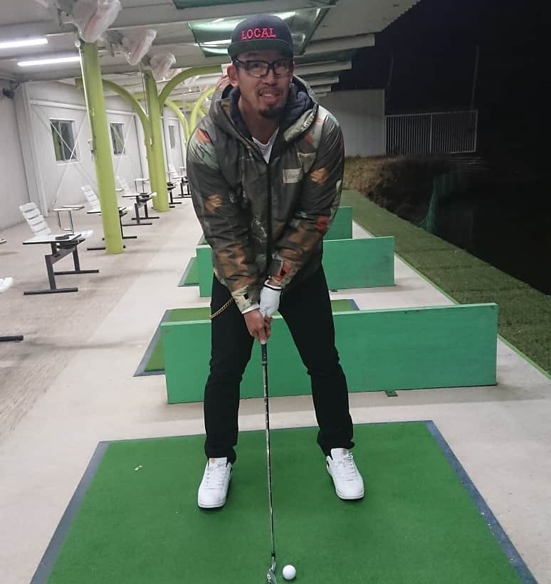 のインスタグラム：「打ちっぱなしてきました⛳  #武蔵 #musashi #ゴルフ  #golf」