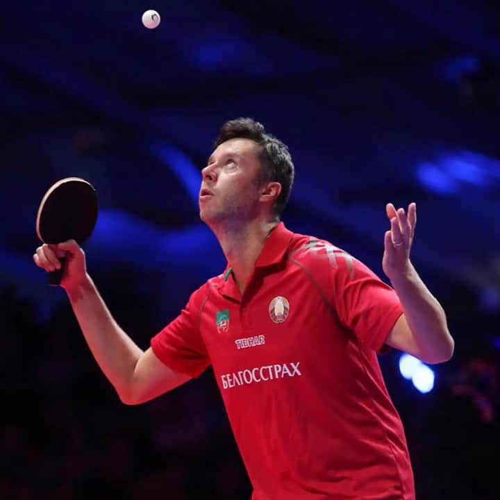 のインスタグラム：「Class is Permanent! 😎  #TBT to when Vladi did this to world no.1 Fan Zhendong at the 2018 Men's #ITTFWorldCup 😲  #8daystogo until the world's best men's players battle it out to #LiftTheCup again 💪 #Chengdu2019」