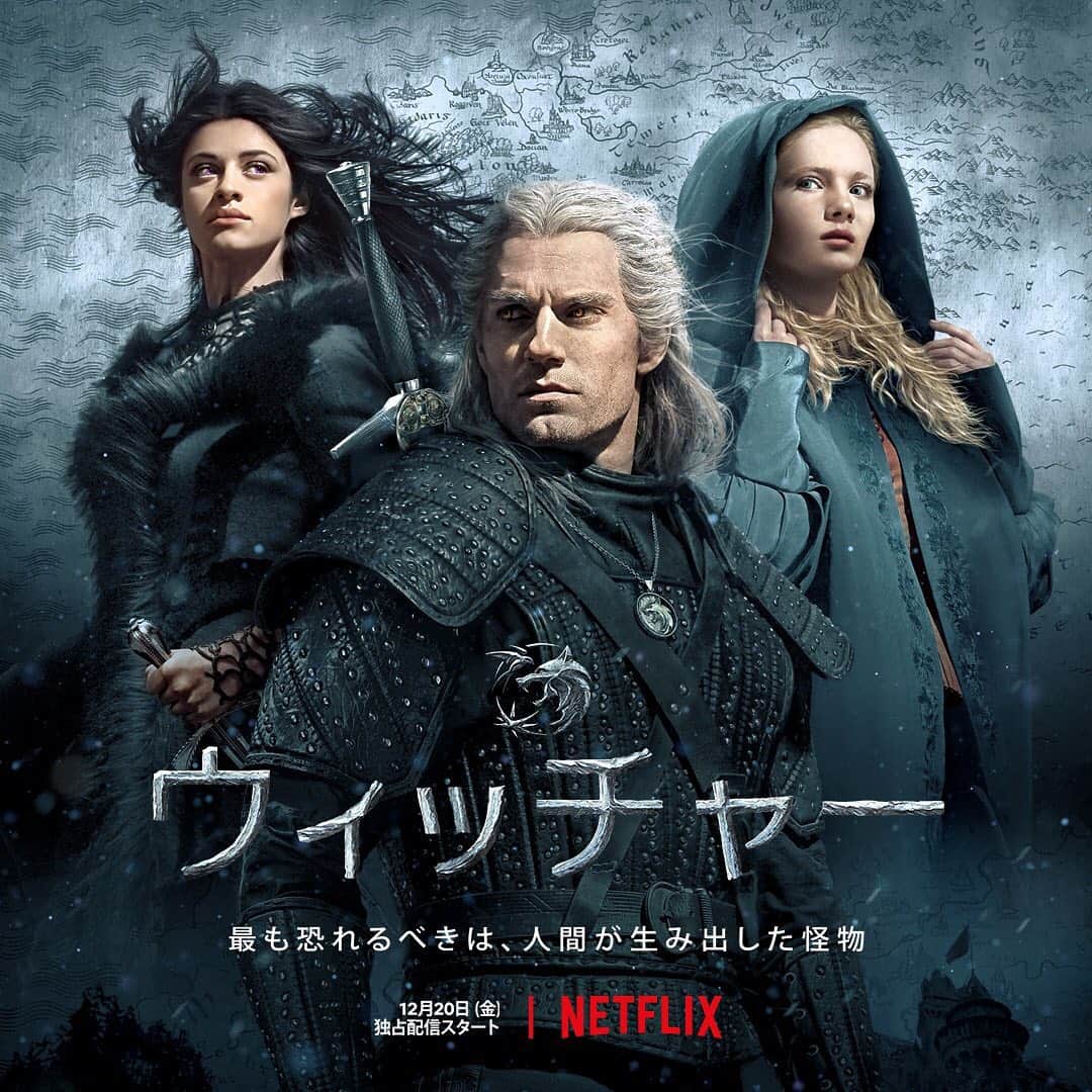 Netflix Japanさんのインスタグラム写真 - (Netflix JapanInstagram)「最も恐れるべきは、人間が生み出した怪物—。﻿ ﻿ Netflixオリジナル作品『#ウィッチャー』のアートが到着⚡﻿ ﻿ 12/20より、全世界独占配信スタート！ #ネトフリ」11月21日 11時34分 - netflixjp