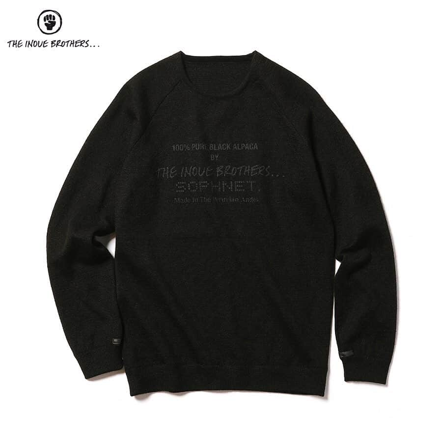 ソフさんのインスタグラム写真 - (ソフInstagram)「SOPHNET. × THE INOUE BROTHERS... RELEASE on NOVEMBER 23 *Available at SOPH. ONLINE STORE on NOVEMBER 25 ⠀ ・THE INOUE BROTHERS CREW NECK SWEAT : ¥23,000 + TAX ・THE INOUE BROTHERS HIGH GAUGE CREW NECK RAGLAN SWEATER : ¥70,000 + TAX ・THE INOUE BROTHERS RIB KNIT CAP : ¥20,000 + TAX ・THE INOUE BROTHERS CLASSIC BRUSHED SCARF : ¥32,000 + TAX ⠀ www.soph.net/shop/ .⠀ #sophnet #theinouebrothers #inouebrothers #stylecantbemassproduced #SOPHNETxtheinouebrothers @theinouebrothers」11月21日 12時10分 - soph_co_ltd