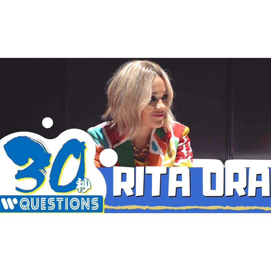 ワーナーミュージック・ジャパン洋楽さんのインスタグラム写真 - (ワーナーミュージック・ジャパン洋楽Instagram)「【Rita Ora】 リタ・オラが30秒Questionsに挑戦❣️ ✨ 30秒以内に10個の質問全て答えて日本のお土産をゲットできるでしょうか⁉️ ✨ ワーナーミュージック・ジャパン洋楽のYouTubeチャンネルで是非チェックしてみてください🎥  #ritaora #30secondquestions #youtube #リタオラ #ユーチューブ #洋楽」11月21日 12時50分 - warnermusicjp_intl