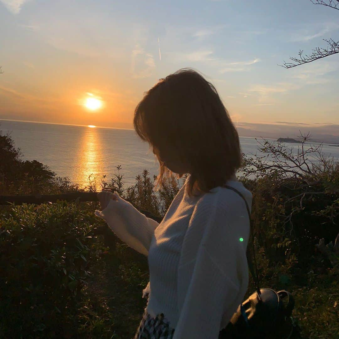 榎本温子さんのインスタグラム写真 - (榎本温子Instagram)「#portrait #instaphoto #夕焼け #sunset #sunsetgram」11月21日 12時57分 - atsuko_bewe