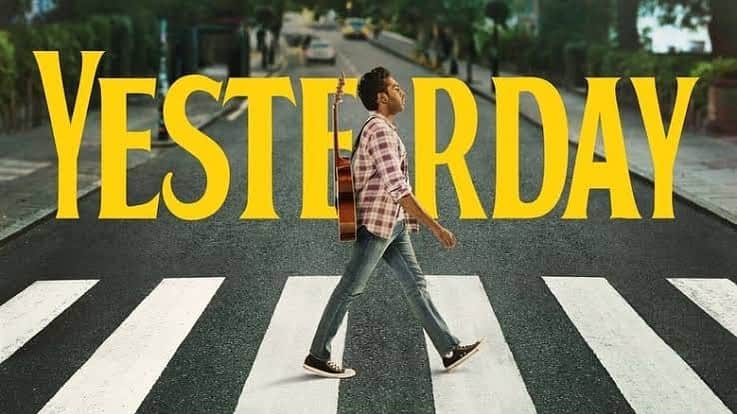 奥村佳恵のインスタグラム：「🎸🎤🎼🎹🚶🏽‍♂️🚶🏽‍♂️🚶🏽‍♂️🚶🏽‍♂️ #yesterday #movie #thebeatles #music #rock #edsheeran #dannyboyle #allyouneedislove #something #obladioblada」