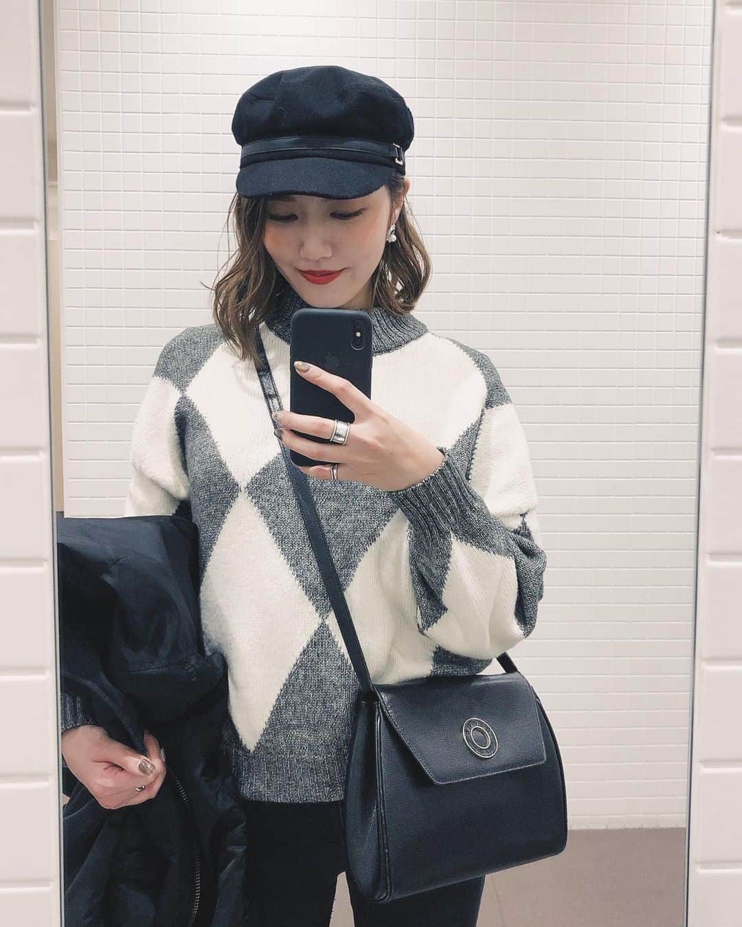 春田麻緒さんのインスタグラム写真 - (春田麻緒Instagram)「またストーリーばっかりで久しぶりの投稿になってしまった🤦🏼‍♀️ ㅤㅤㅤㅤㅤㅤㅤㅤㅤㅤㅤㅤㅤ ㅤㅤㅤㅤㅤㅤㅤㅤㅤㅤㅤㅤㅤ @hm で買ったアーガイルニットが最近のお気に入り🧶🐻 ㅤㅤㅤㅤㅤㅤㅤㅤㅤㅤㅤㅤㅤ #code #fashion  #fukuoka」11月21日 14時37分 - mao_haruta