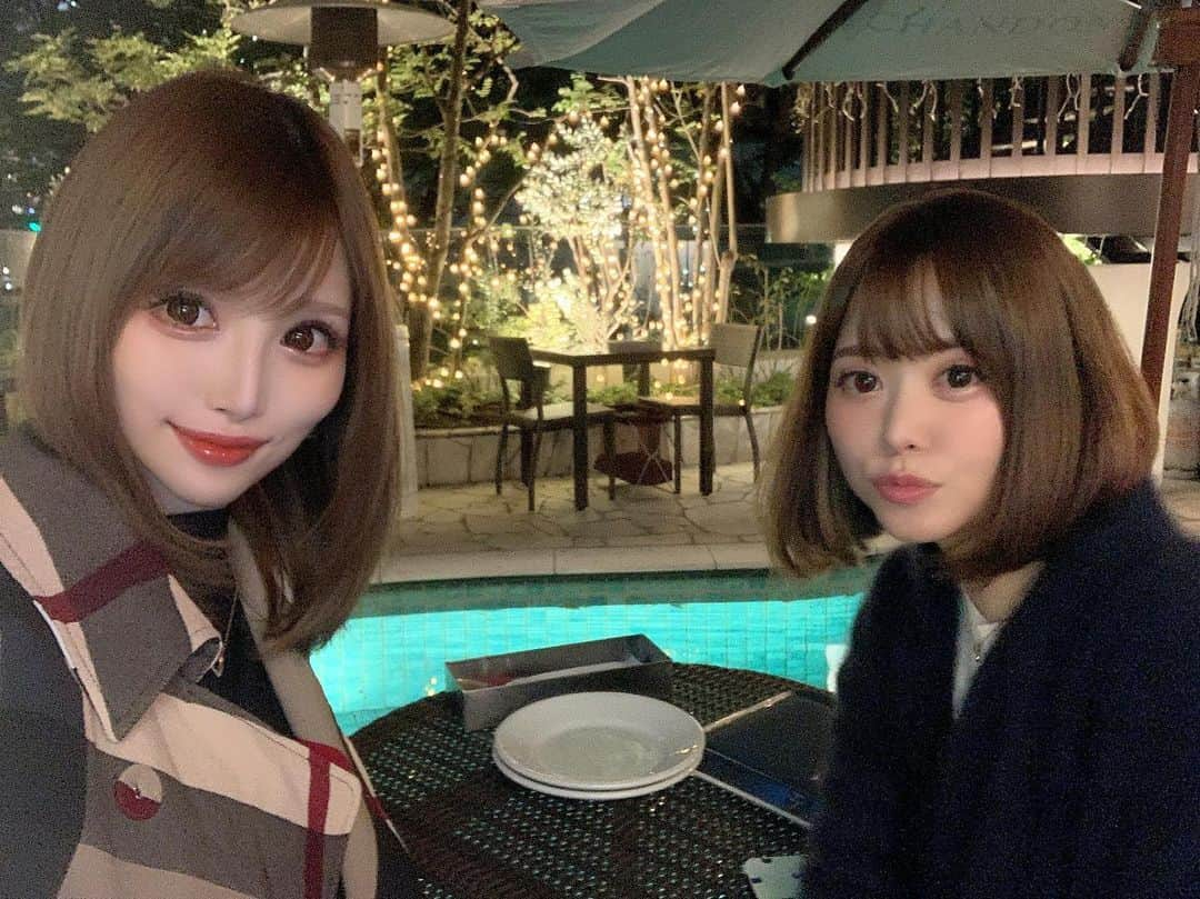 桜咲乃愛さんのインスタグラム写真 - (桜咲乃愛Instagram)「まきちゃんとディナー🍽💕✨ お祝いありがとう🥰♥️♥️♥️✨ 楽しかった♡♡ #友達#休日の過ごし方 #プール付き #イルミネーション#お誕生日プレート #青山#青山ディナー#渋谷ディナー #347cafe」11月21日 17時58分 - noasama1101