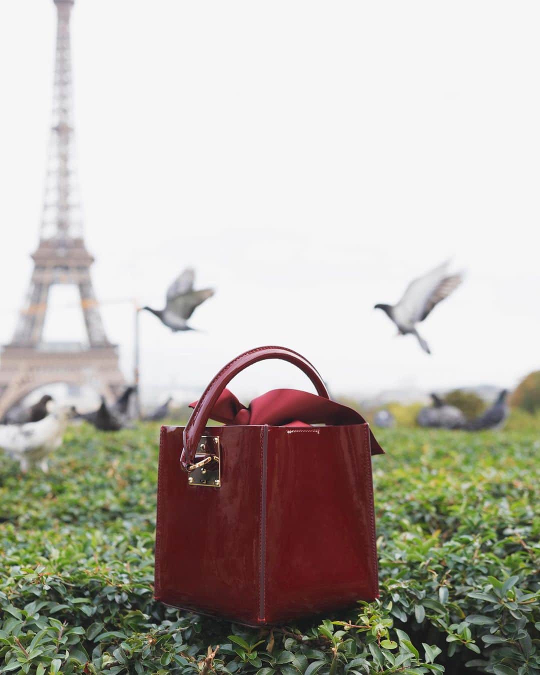 Sophie Hulmeのインスタグラム：「We’ll always have Paris. ❤️ Explore Nano bags online now: our sweetest, smallest styles...」