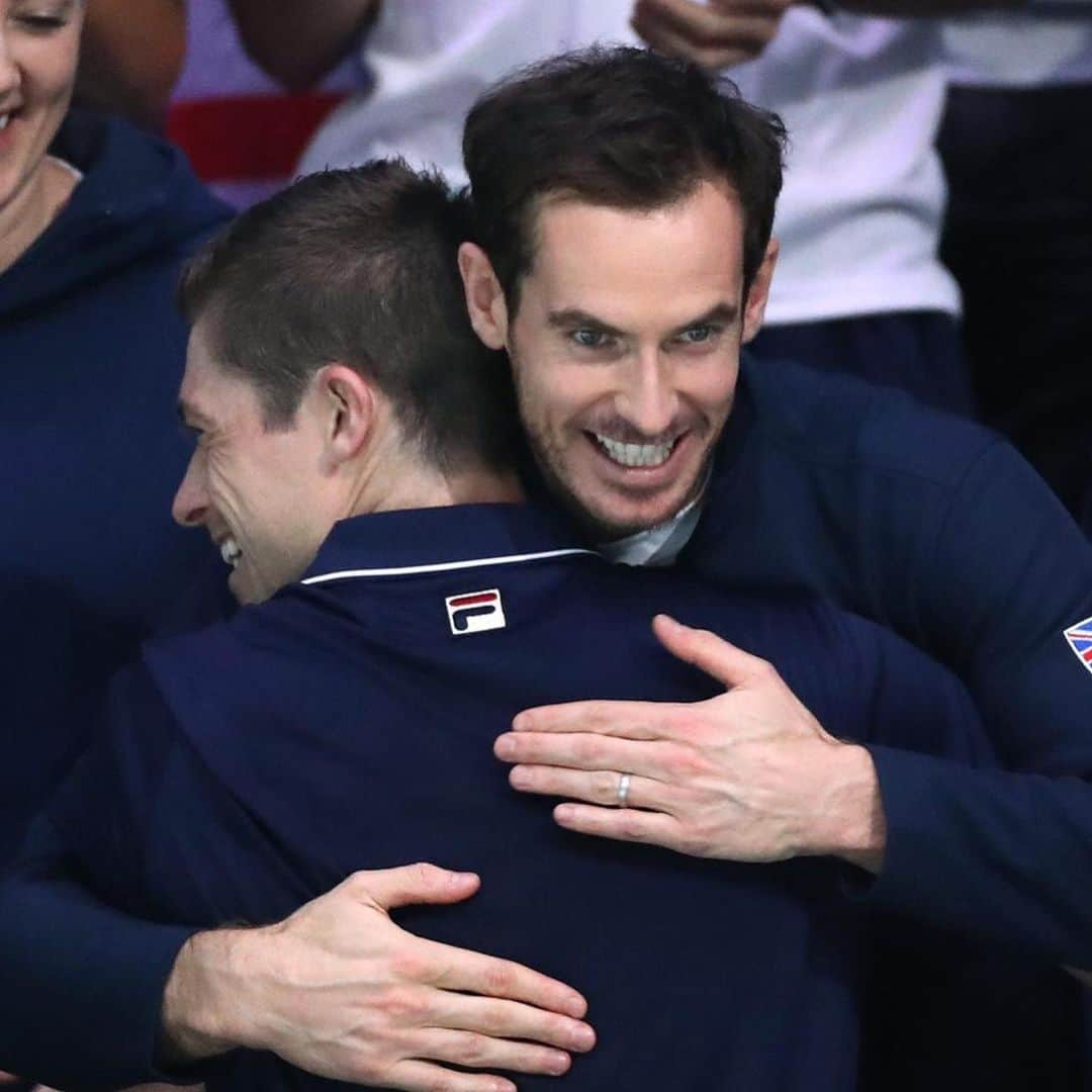 アンディ・マレーさんのインスタグラム写真 - (アンディ・マレーInstagram)「When you need your big bro @jamie__murray and @nealskupski to win the decider... Great effort from everyone so far 🇬🇧🇬🇧🇬🇧🇬🇧🇬🇧🇬🇧🇬🇧🇬🇧🇬🇧🇬🇧🇬🇧🇬🇧🇬🇧🇬🇧🇬🇧 Let’s 🔥 up tomorrow  @castore_sportswear」11月22日 4時06分 - andymurray