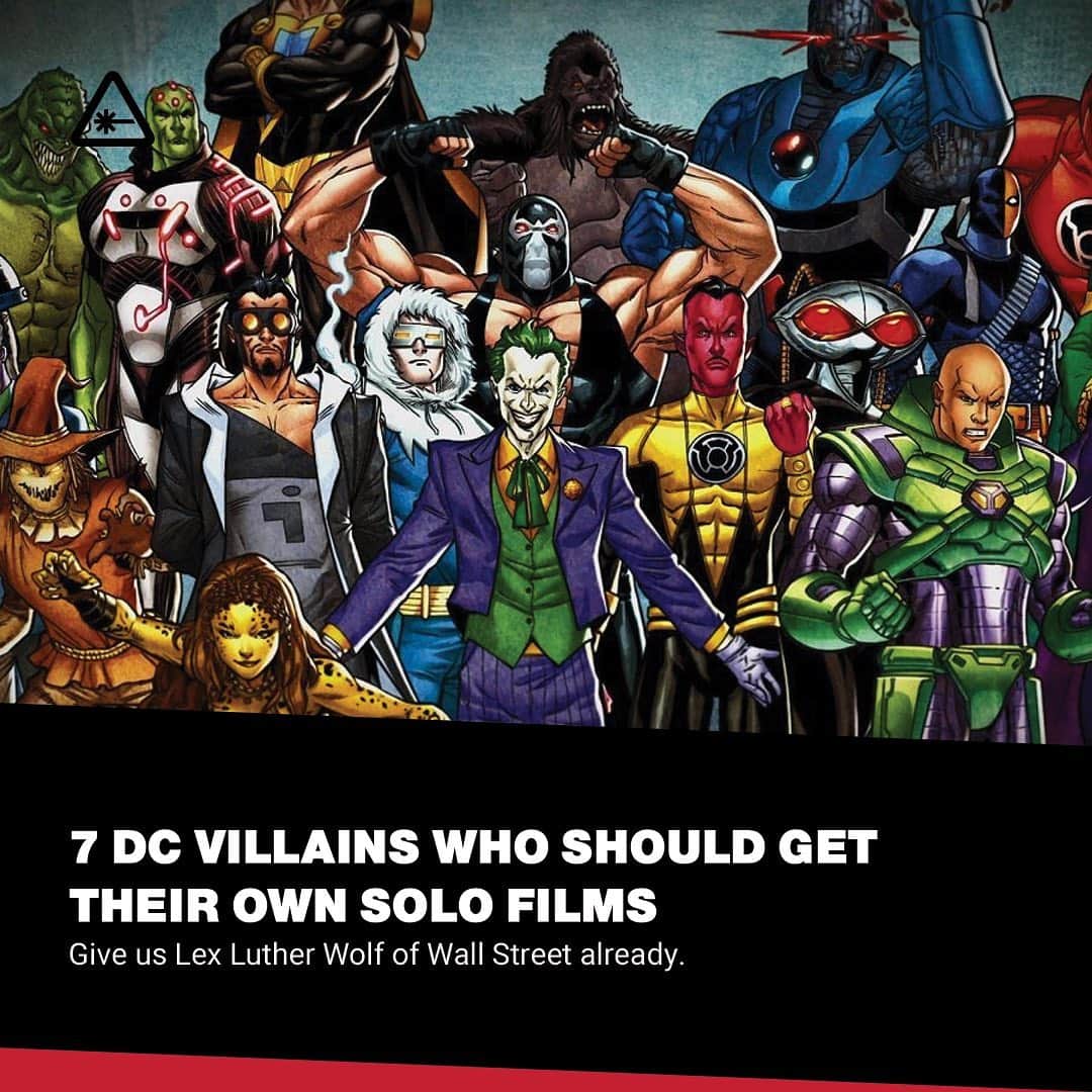 クリス・ハードウィックさんのインスタグラム写真 - (クリス・ハードウィックInstagram)「From Mr. Freeze to Sinestro. Give these villains a big screen movie of their own. Link in bio. - #DCComics #MrFreeze #LexLuther #Sinestro #PoisonIvy #Comics #Joker #Movies」11月22日 4時14分 - nerdist