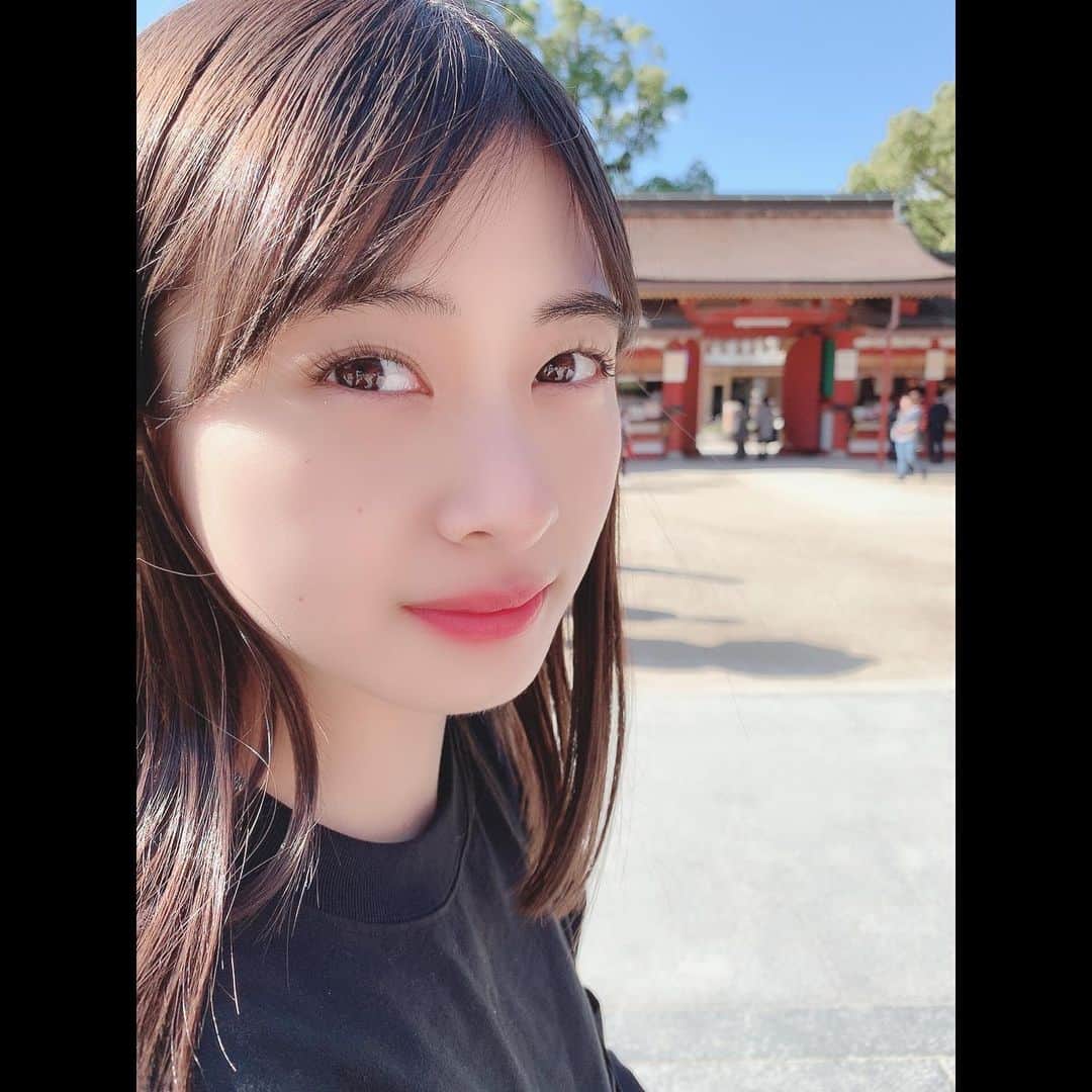 松岡はなのインスタグラム：「太宰府天満宮🍁」