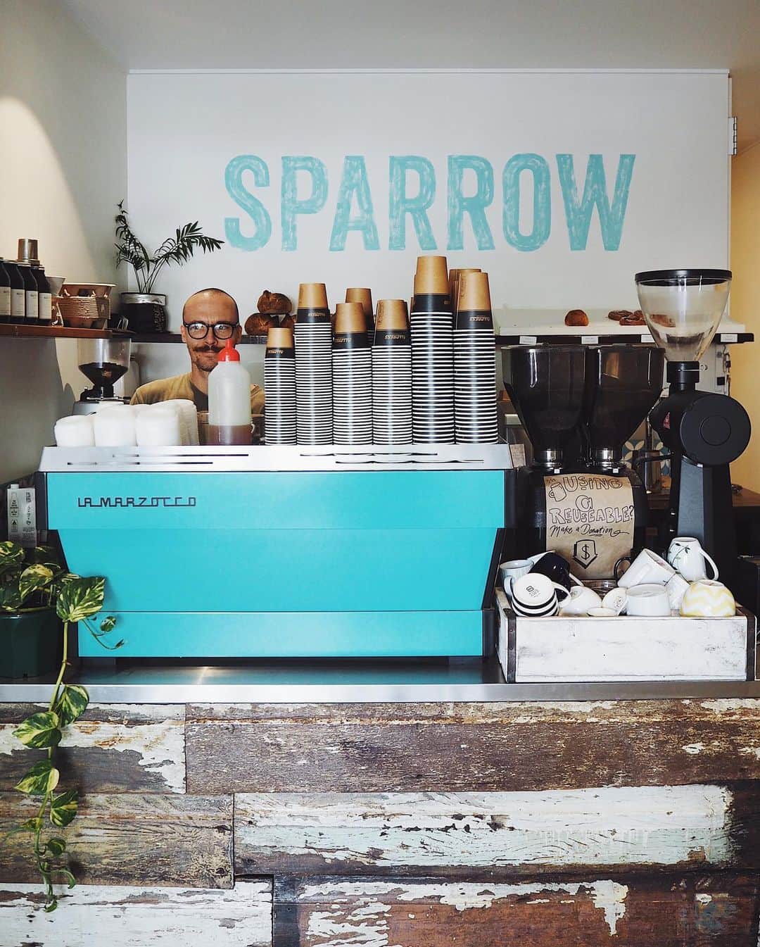 のインスタグラム：「SPARROW//バイロンベイ ㅤ 🦅 @rino416 ㅤㅤ ☕️#SPARROWcoffee#スパロー 📍#byronbay#バイロンベイ  撮影する際は、他のお客様、カフェにご迷惑がかからないようご配慮をお願いします。 素敵なcafe timeを♡」