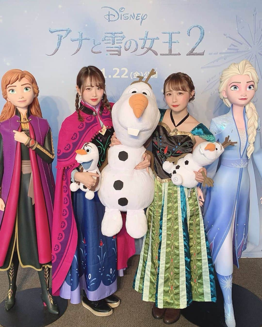 計良日向子（ひなひ）さんのインスタグラム写真 - (計良日向子（ひなひ）Instagram)「. . 本日はっ💕 『アナと雪の⼥王2』スペシャルイベント プレミアム試写会に参加してきました😻 . . アナ雪本当に大好きなんだけど、 2も感動しすぎて涙😢😢💕 そしてオラフ可愛すぎた、、、⛄️💕 . . . 明日11/22公開なので、 みんなで見てね(*´ω｀*) . . . #アナ雪2と未知の旅へ  #感想キャンペーン #PR」11月21日 22時47分 - kerahinako1105