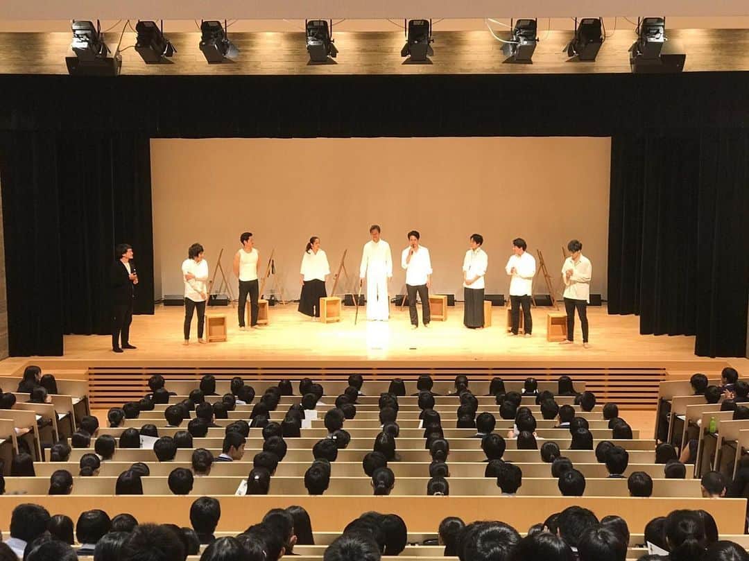 中山来未のインスタグラム：「川口市立高等学校の皆さまありがとうございました🎗」